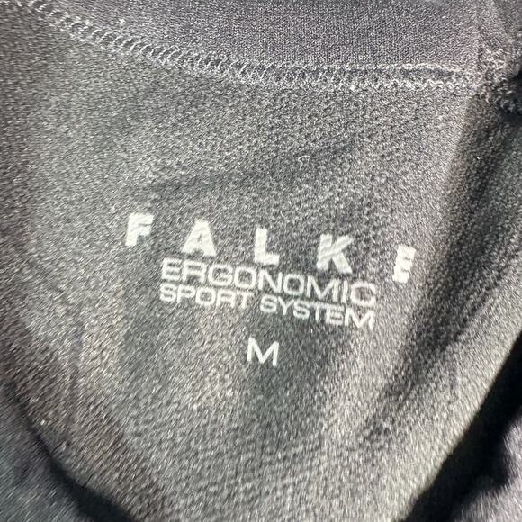 Falke Ergonomic Sport System Base Layer Top Black Long Sleeve Men's Medium - Picture 4 of 7